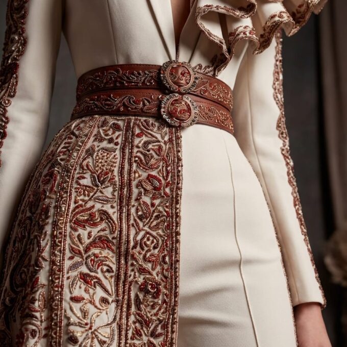 Velvet Nude Royale Abaya