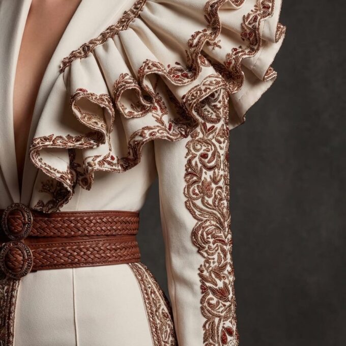 Velvet Nude Royale Abaya