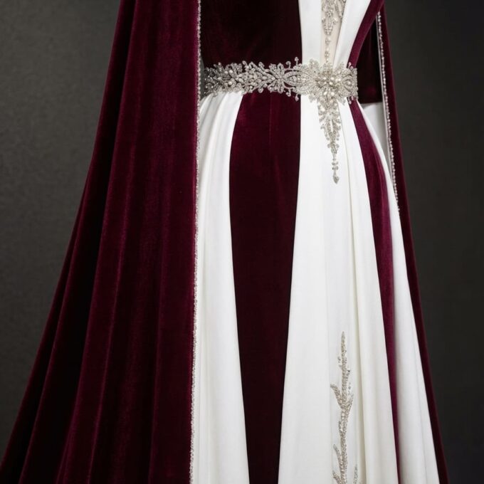 Crimson Empress Abaya