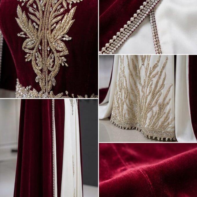Crimson Empress Abaya