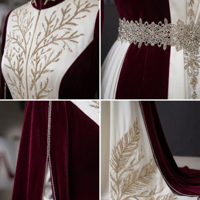 Crimson Empress Abaya
