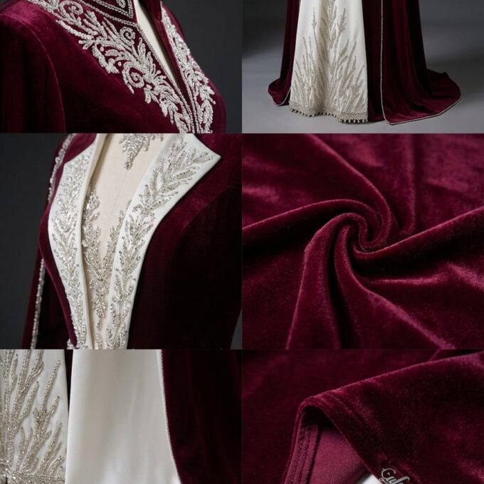 Crimson Empress Abaya